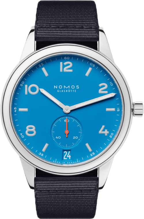 Nomos Glashütte Club Automatic Date Siren Blue
