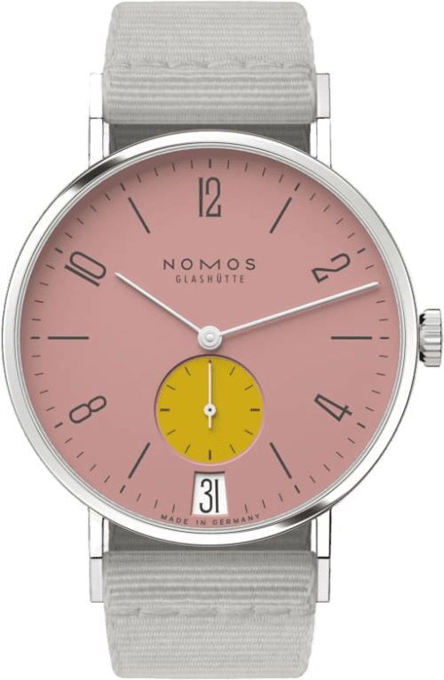Nomos Glashütte Tangente 38 Date Bubblegum