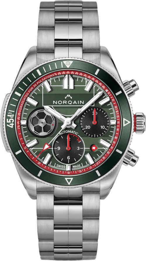 Norqain Adventure Chrono Swiss Football National Team Steel