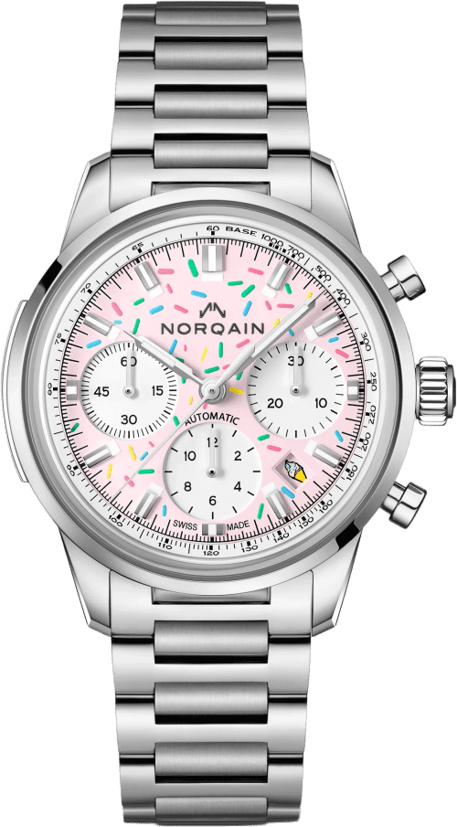 Norqain Freedom Chrono Enjoy Life Sprinkles Pink
