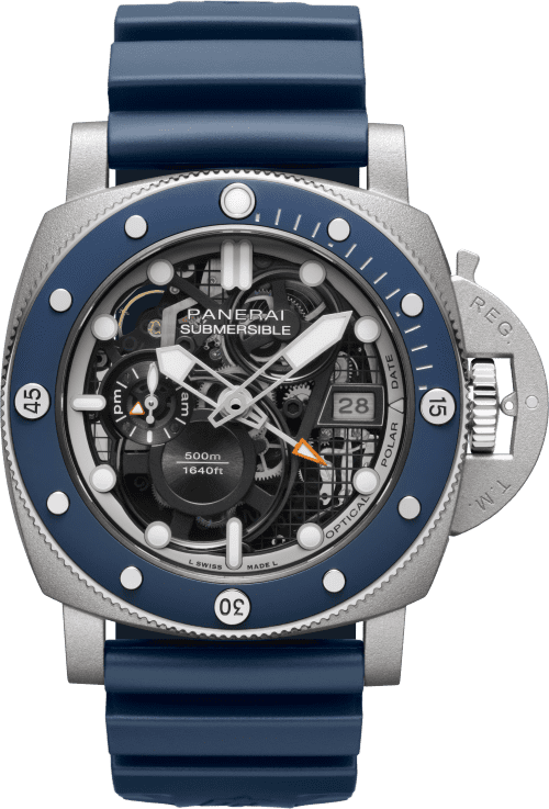 Panerai Submersible GMT Skeleton DMLS Titanium