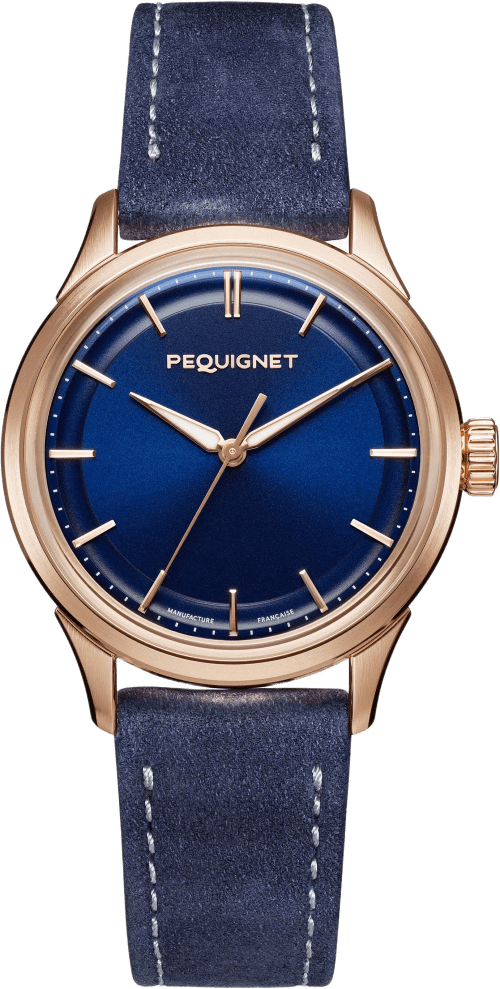 Pequignet Royale Paris Gold 36mm Blue