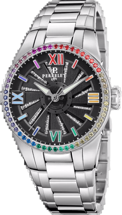 Perrelet Perrelet Turbine Aurora Women's White Rubber