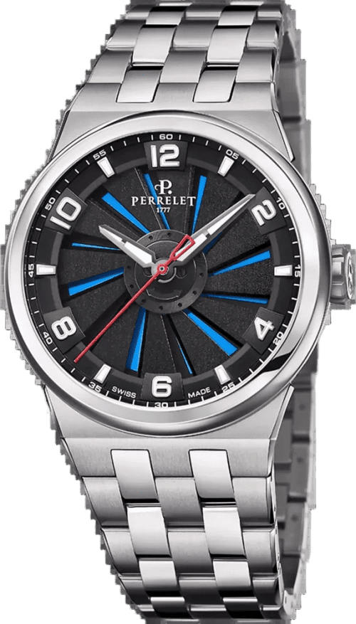 Perrelet Turbine 41 Full Titanium Blue