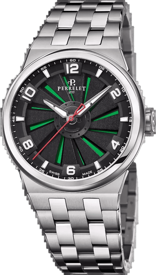 Perrelet Turbine 41 Full Titanium Green
