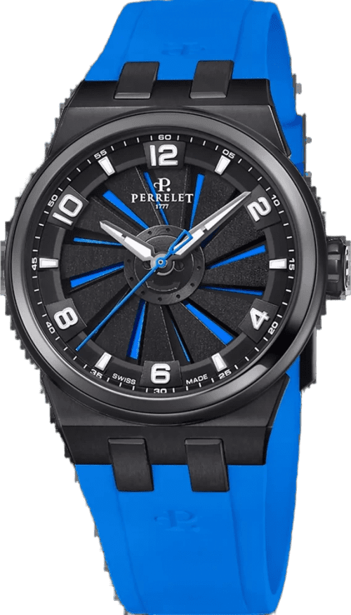 Perrelet Turbine Titanium 41 Blue