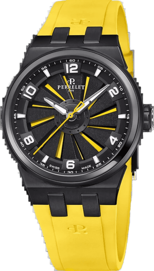 Perrelet Turbine Titanium 41 Yellow
