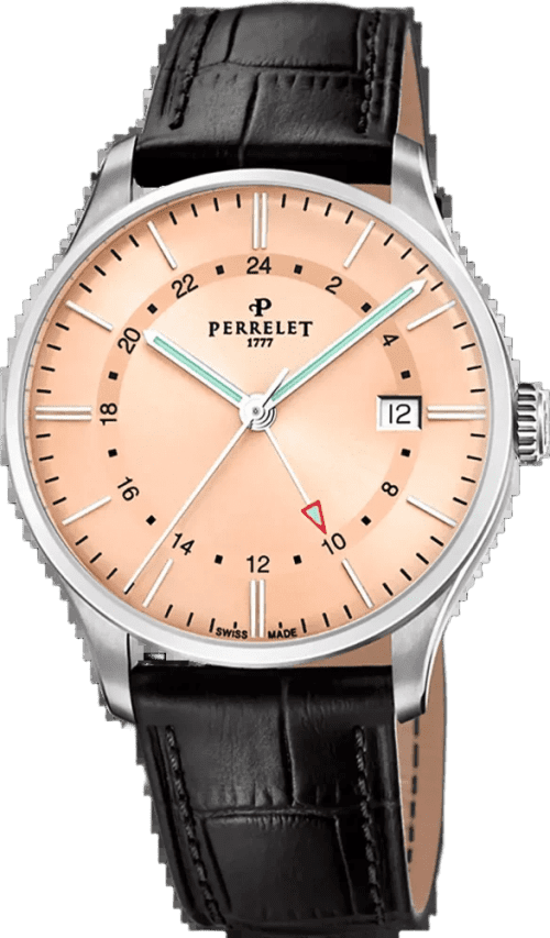 Perrelet Weekend GMT Salmon
