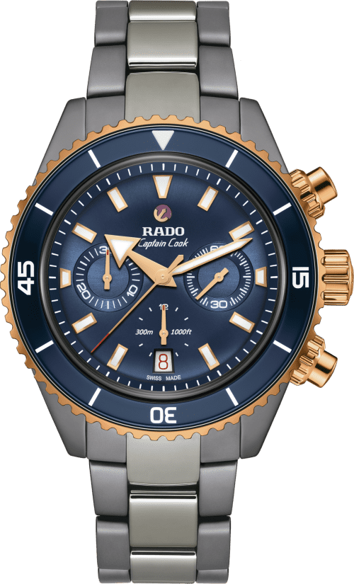 Rado Captain Cook High-Tech Ceramic Chronograph Navy