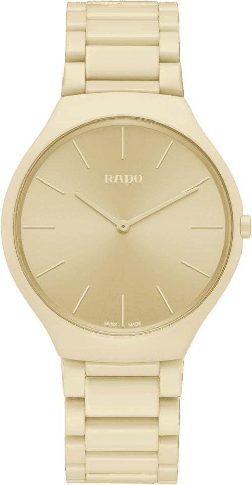 Rado True Round Thinline Les Couleurs™ Le Corbusier Cream White 32001
