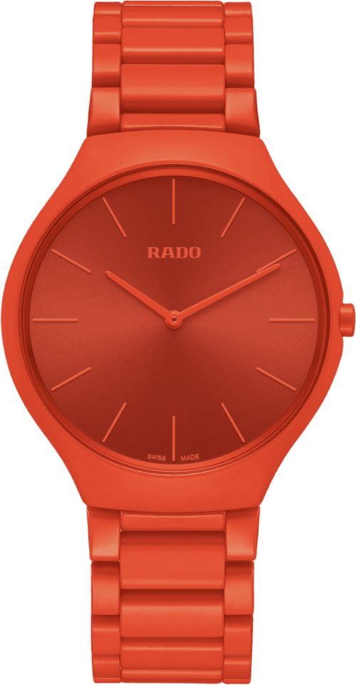 Rado True Round Thinline Les Couleurs™ Le Corbusier Powerful Orange 4320s