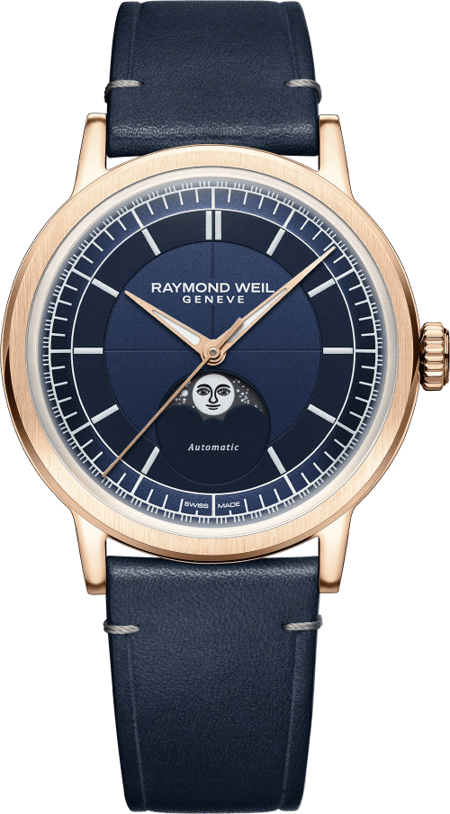 Raymond Weil Millesime Moonphase Blue