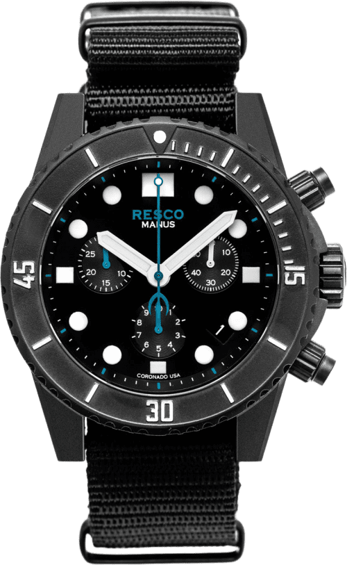 Resco Instruments Manus Black Dial DLC