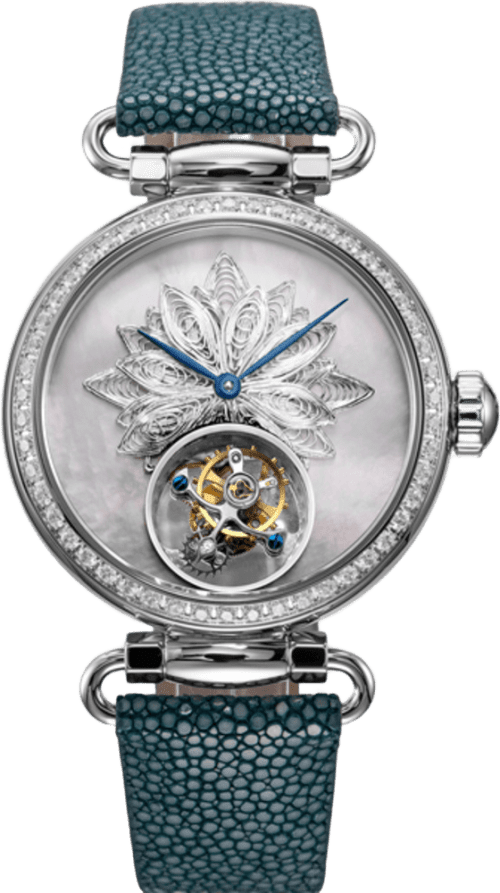 Seagull Filigree Flower Hairpin Tourbillon