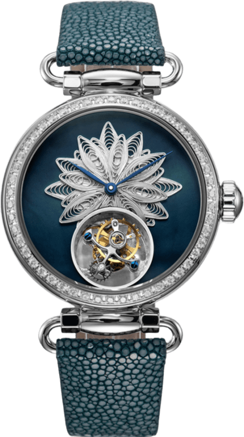 Seagull Filigree Flower Hairpin Tourbillon