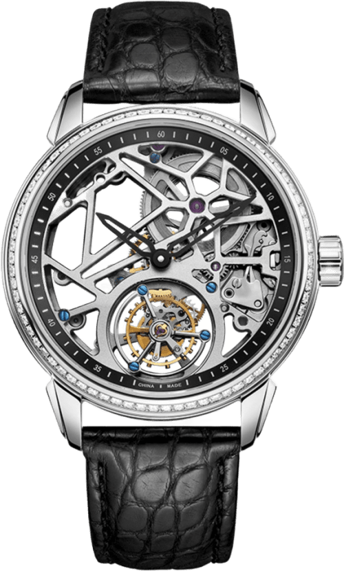 Seagull Full Skeleton Center Axis Tourbillon Watch