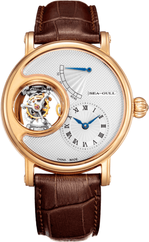 Seagull Grand Seagull 18k Gold Double Axis Tourbillon Watch