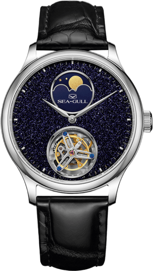 Seagull Moon Phase Center Axis Tourbillon