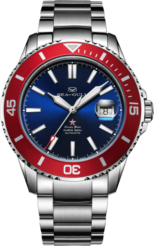 Seagull Ocean Star China Red Diver Watch
