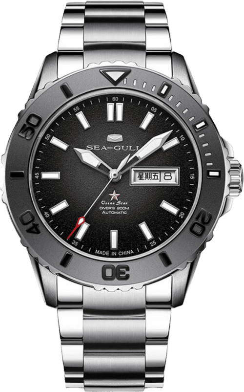 Seagull Ocean Star Dual Calendar Ceramic Bezel Watch