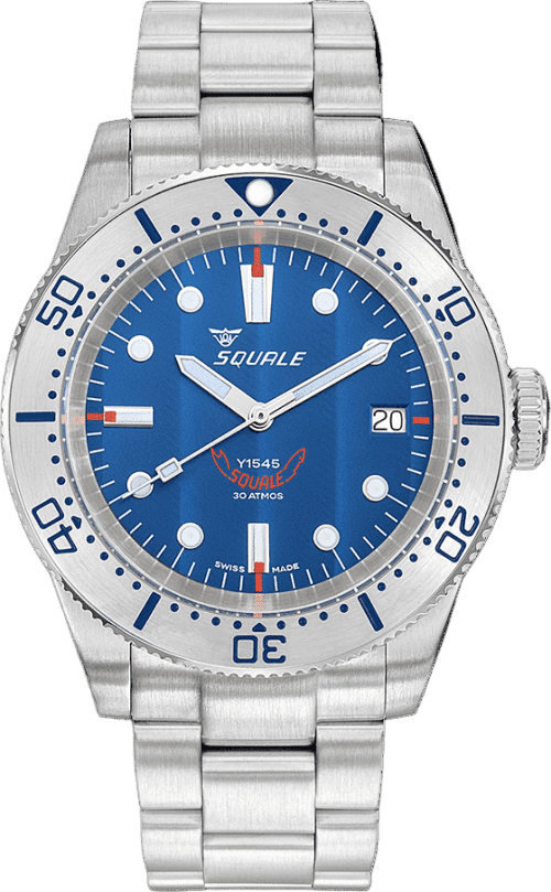 Squale 1545 Steel Blue Bracelet