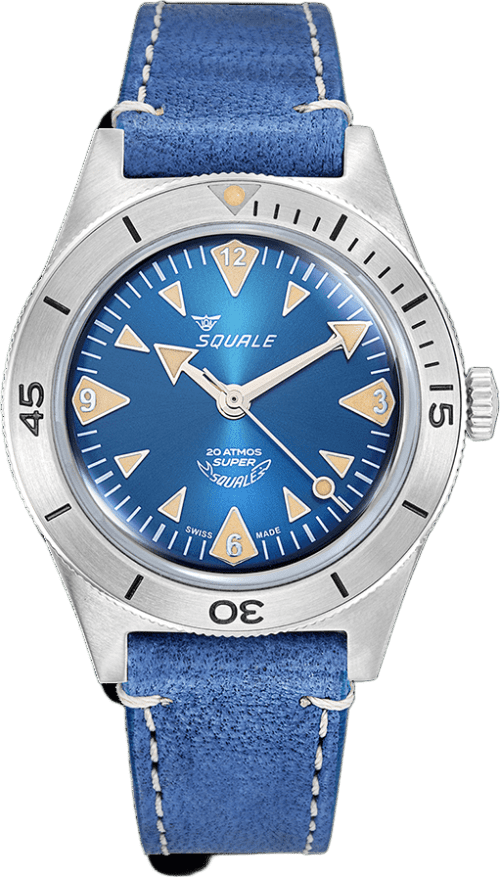 Squale Super-Squale Big Arrows Blue Leather