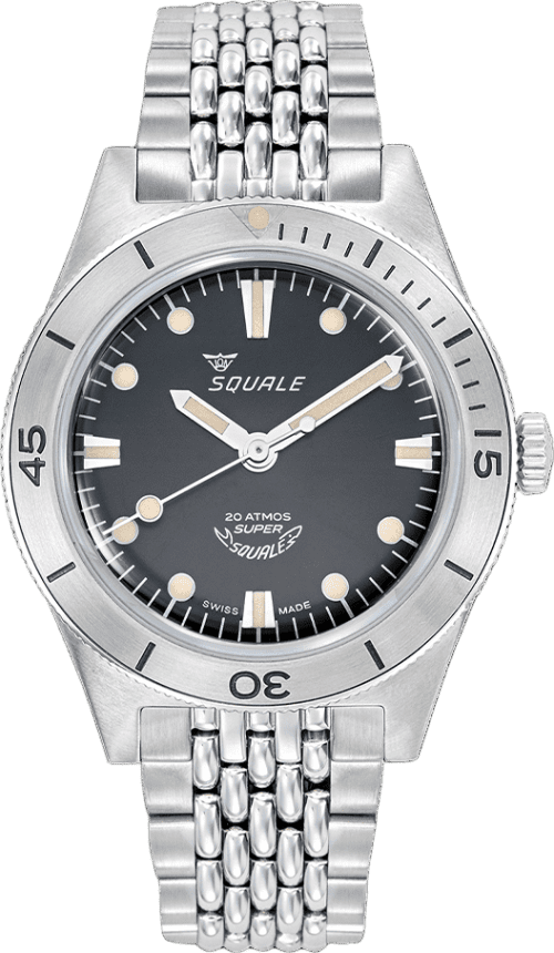 Squale Super-Squale Sunray Black Bracelet