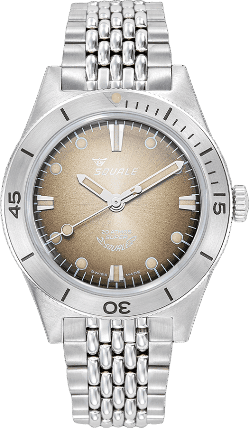 Squale Super-Squale Sunray Brown Bracelet