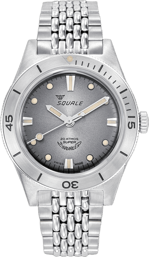 Squale Super-Squale Sunray Grey Bracelet