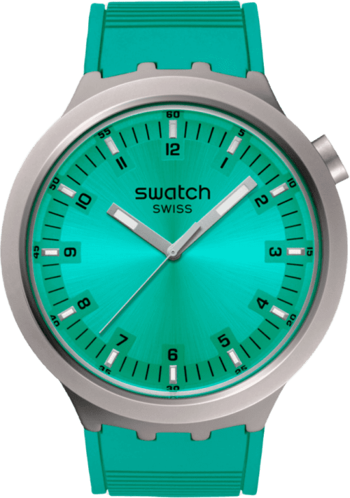 Swatch Big Bold Irony Aqua Shimmer