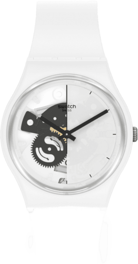 Swatch Bioceramic Live Time White