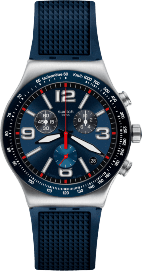 Swatch Irony Blue Grid