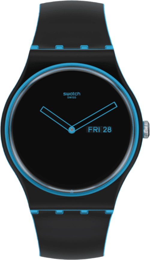 Swatch Monthly Drops Minimal Line Blue