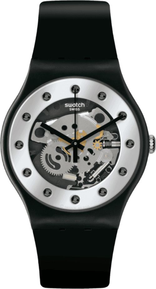 Swatch Sparkling Circle Silver Glam