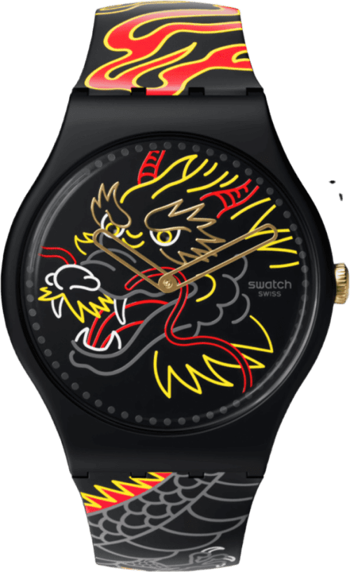 Swatch Year Of The Dragon Dragon In Wind Pay!