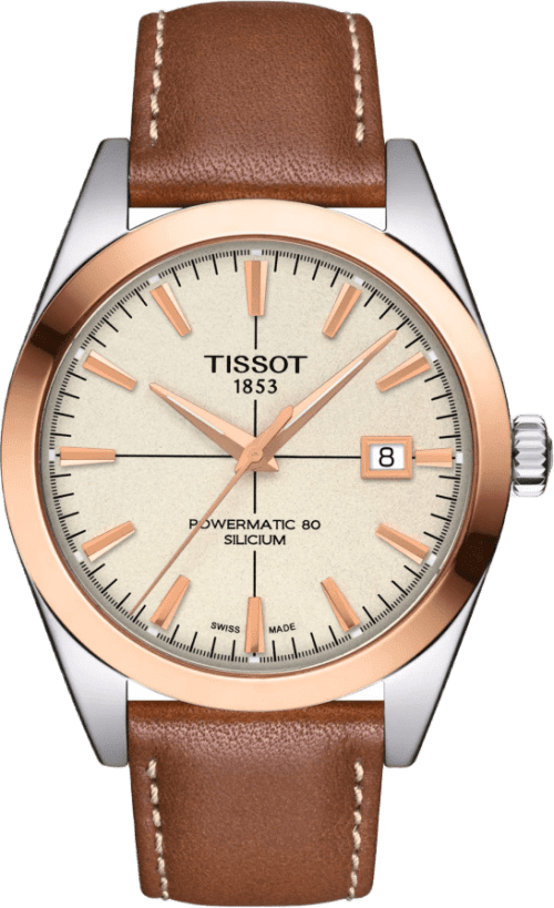 Tissot Tissot Gentleman Powermatic 80 Silicium Solid 18k Gold Bezel