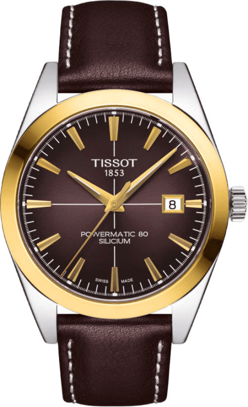 Tissot Tissot Gentleman Powermatic 80 Silicium Solid 18k Gold Bezel