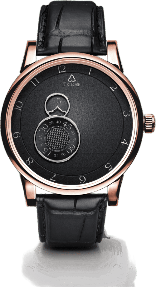Trilobe Nuit Fantastique, Grained Black, Rose Gold