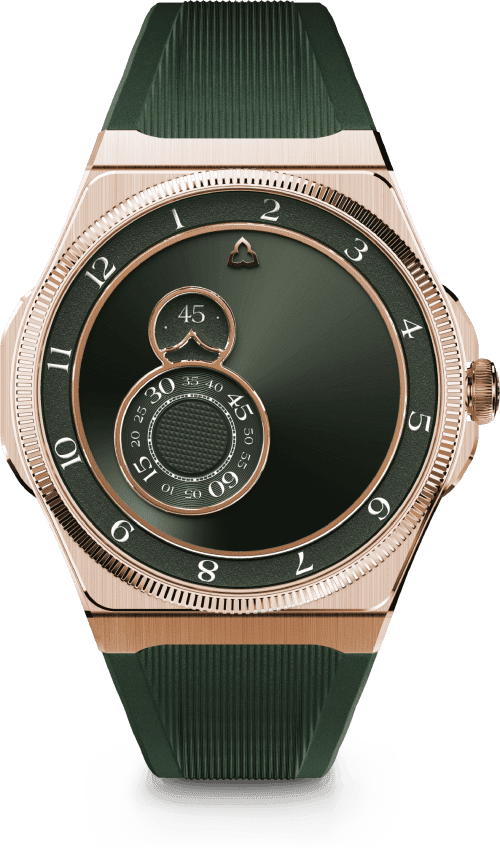 Trilobe Trente-Deux Sunray Green Rose Gold