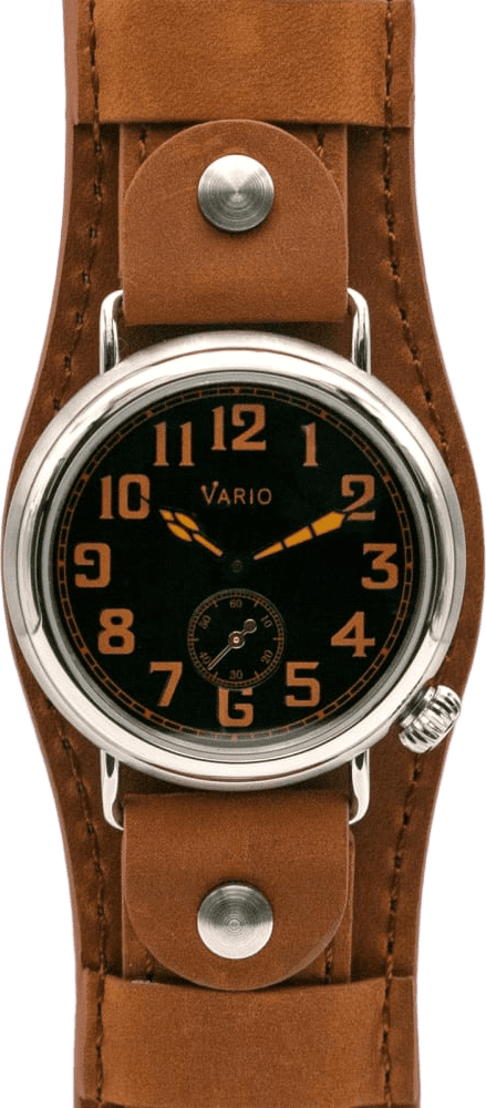 Vario 1918 Trench Black Dial with Orange Lume