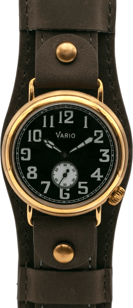 Vario 1918 Trench Brass Black Dial with White Lume