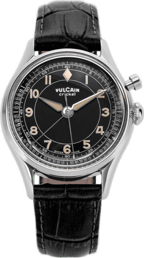 Vulcain Cricket Classique 39 mm - Black & Khaki numbers