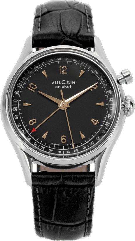 Vulcain Cricket Tradition 36 mm - Black & Gold