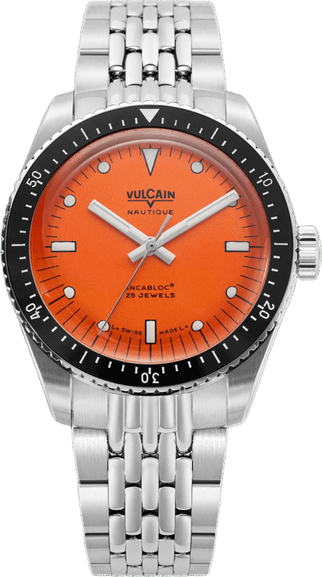 Vulcain Skindiver Nautique - Orange