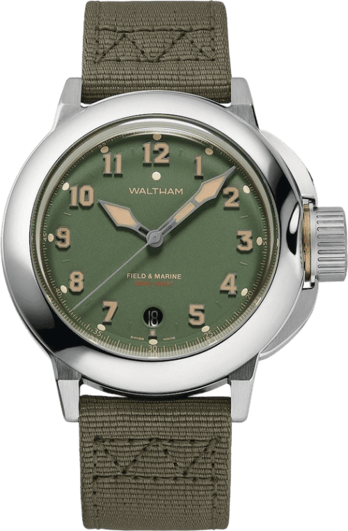 Waltham Field & Marine Automatic Military Green Dial