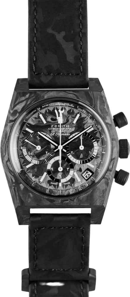 Zenith Zenith X Revolution Chronomaster Revival A3818 "Cover Girl Carbon" (Hindu Arabic)