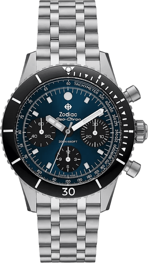 Zodiac Sea-chron Automatic Stainless Steel Watch