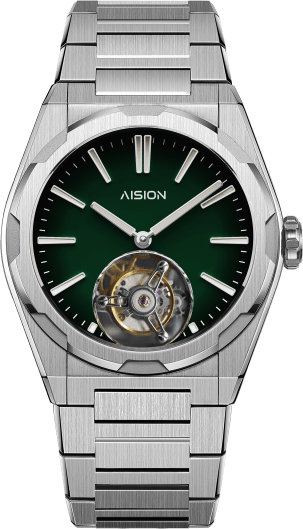 AISION Tourbillon - Modern Minimalism Dial - Green
