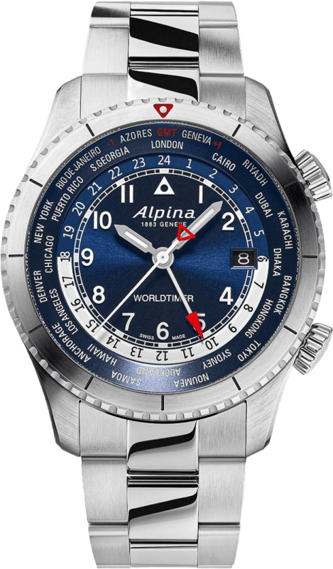 Alpina Startimer Pilot Quartz Worldtimer
