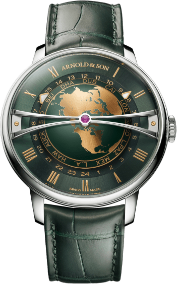 Arnold & Son GLOBETROTTER 42 STEEL